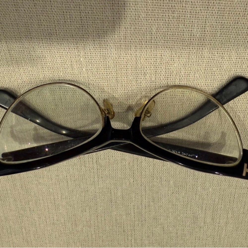 Tom Ford Black and Gold Women's Glasses